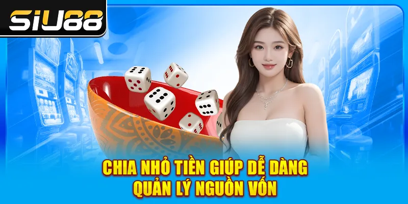Chia nhỏ tiền giúp dễ dàng quản lý nguồn vốn Chia nhỏ tiền giúp dễ dàng quản lý nguồn vốn